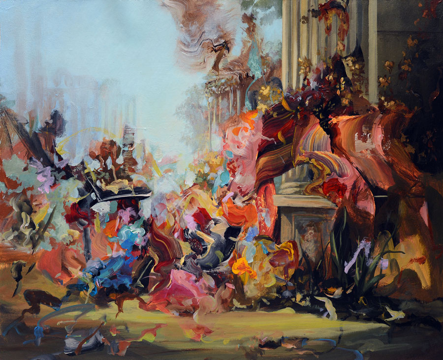 Dairo Varga's abstract painting