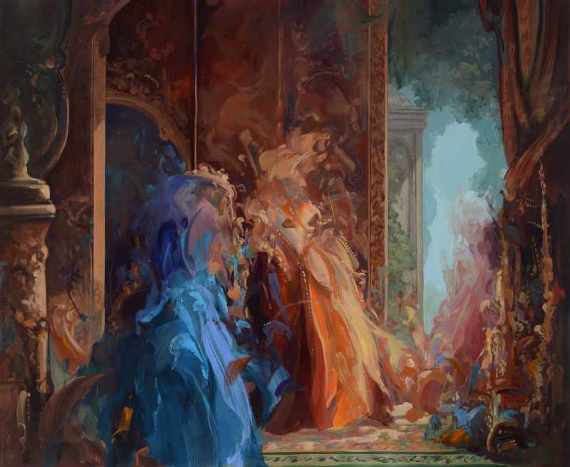 Poise and Powder 153x123cm